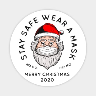 Santa Clause Wear Mask Magnet